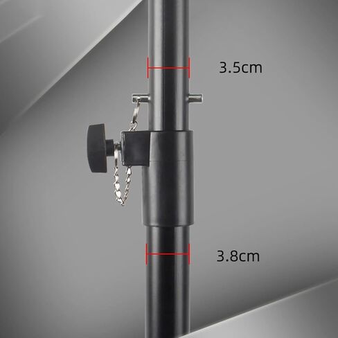 TV Stand Adjustable Monitor Stand Rotating TV Floor Stand with Stand, Suitable for 12-34 Inch TVs and Monitors in Saudi Arabia