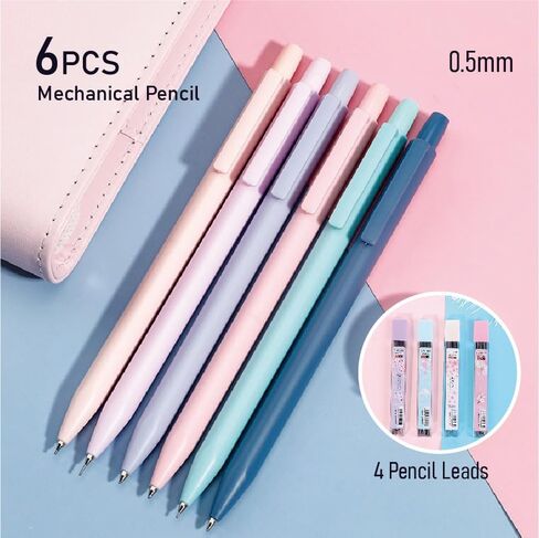 39PCS Macaron color School Supplies set，5 ballpoint pens，notebooks, pencil cse, sticky notes ，6mechanical pencil，2Correction Tapes，4fluorescent pens in Saudi Arabia