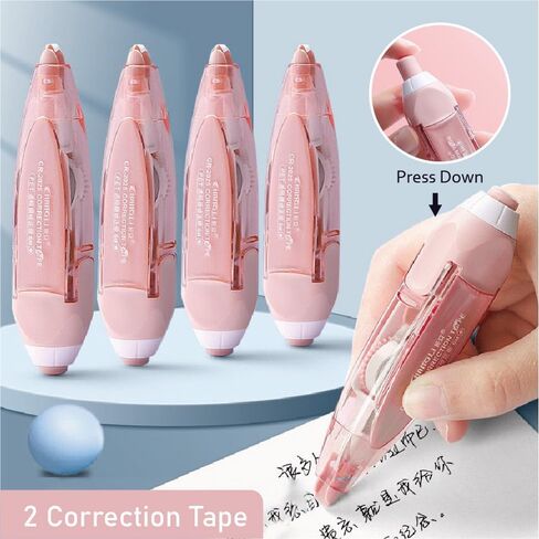 39PCS Macaron color School Supplies set，5 ballpoint pens，notebooks, pencil cse, sticky notes ，6mechanical pencil，2Correction Tapes，4fluorescent pens in Saudi Arabia
