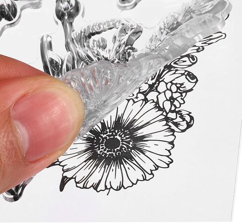 PATIKIL Transparent Silicone Stamps, 1 Pcs T2019 Happy Birthday Balloon Cake Clear Stamps for Card Making Decoration DIY Scrapbooking Embossing Album Decor Craft, Clear in Saudi Arabia