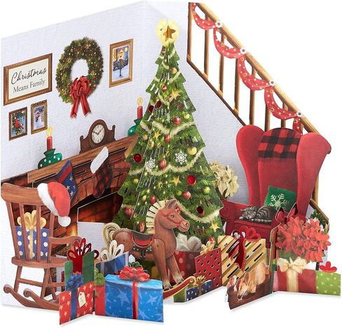 American Greetings Magic Moments Pop Up Christmas Card (Sharing Christmas With You) in Saudi Arabia