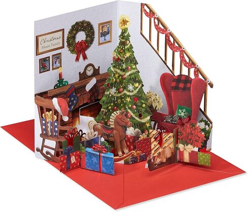 American Greetings Magic Moments Pop Up Christmas Card (Sharing Christmas With You) in Saudi Arabia