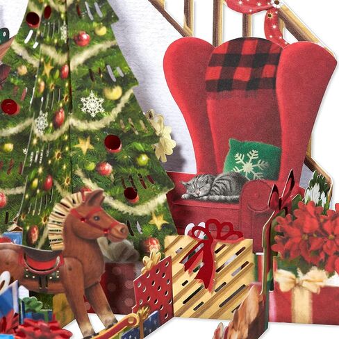 American Greetings Magic Moments Pop Up Christmas Card (Sharing Christmas With You) in Saudi Arabia