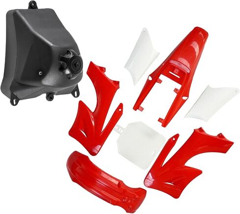 Complete Plastic Fender Fairing Body Work Kit Mudguard Set with Gas Fuel Tank For Motorcycle Pit Dirt Bikes Apollo 110cc 125cc 140cc 150cc 160cc Orion (Green) in Saudi Arabia