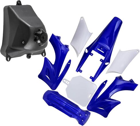 Complete Plastic Fender Fairing Body Work Kit Mudguard Set with Gas Fuel Tank For Motorcycle Pit Dirt Bikes Apollo 110cc 125cc 140cc 150cc 160cc Orion (Green) in Saudi Arabia