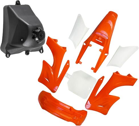Complete Plastic Fender Fairing Body Work Kit Mudguard Set with Gas Fuel Tank For Motorcycle Pit Dirt Bikes Apollo 110cc 125cc 140cc 150cc 160cc Orion (Green) in Saudi Arabia
