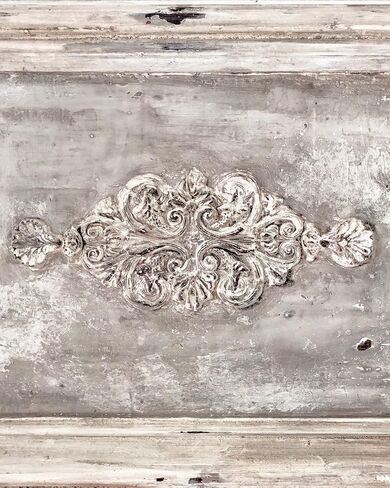Redesign with Prima Redesign Furniture Decor Moulds® Delicate Flora 5"x8",8Mm Thickness for Funiture Dresser, Chocolate,Cake,Candy,Backery,Soap,Polymer Clay, earthen Clay,655350643065 in Kuwait