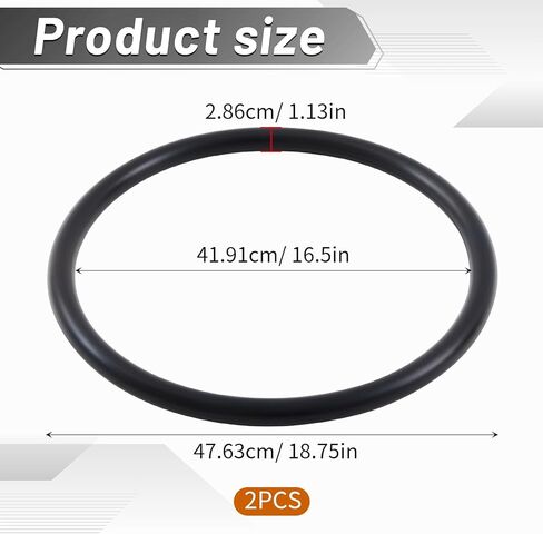 BBTO 2 Pcs Tire Bead Seater O-Ring Truck Tubeless Tire Bead Seater Fits 16.5-17.5 Inch Wheels Assemblies Kits in Saudi Arabia