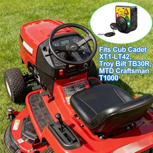 925-06119c مفتاح وحدة الإشعال مع مفتاح يستبدل 725-04227 725-06119 جودة ممتازة لـ Cub Cadet XT1-LT42 XT1-LT46 XT2-LX42 Troy Bilt TB30R TB42، MTD Craftsman T1000 T110 T1200 جزازات الركوب in Kuwait