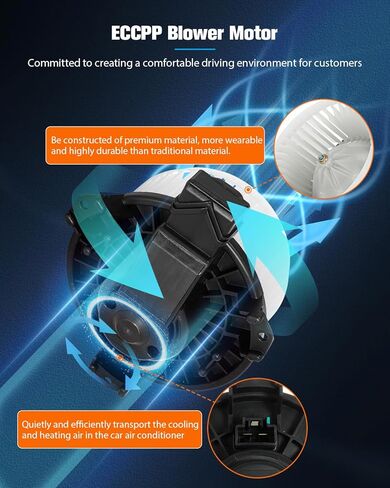ECCPP AC Blower Motor Fit for 2012-2018 for Toyota Yaris HVAC Heater Blower Motor Replacement 700264 in Saudi Arabia