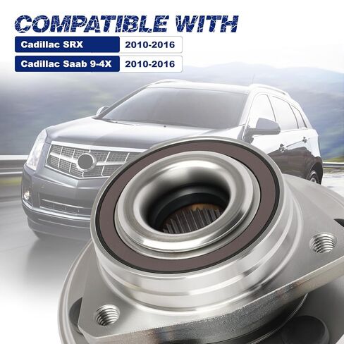 مجموعة محمل محور العجلة الأمامية أو الخلفية متوافقة مع كاديلاك SRX 2010-2016 / Saab 9-4X 2011# 513289، HA590393، BR930778، 13502789 in Saudi Arabia