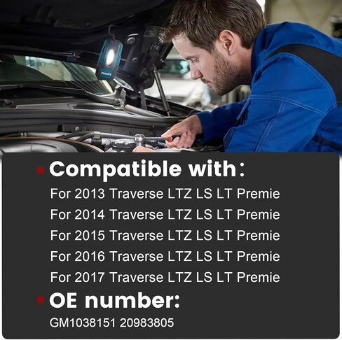 إطار ضوء الضباب الأمامي متوافق مع Chevy Traverse 2013-2017 LTZ LS LT Premier، غطاء مصباح الضباب الأمامي المصد الأمامي إطار إطار السائق استبدال الجانب الأيسر: GM1038151 20983805 in Saudi Arabia