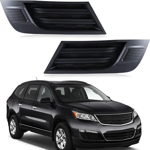 إطار ضوء الضباب الأمامي متوافق مع Chevy Traverse 2013-2017 LTZ LS LT Premier، غطاء مصباح الضباب الأمامي المصد الأمامي إطار إطار السائق استبدال الجانب الأيسر: GM1038151 20983805 in Saudi Arabia