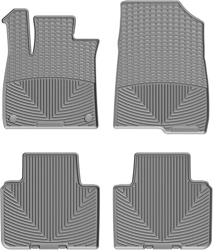 Weathertech All-Weather Floor Mats for Honda Accord, Accord Hybrid 1st & 2nd Row (W473-W474), Black in Saudi Arabia