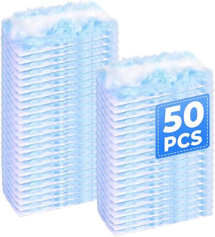 عبوات منفضة الغبار مع عبوات منفضة سويفر، 50 قطعة 180 عبوة منفضة شديدة التحمل، مجموعة منافض غبار متعددة الأسطح شديدة التحمل لتنظيف المطابخ وغرف النوم والحمامات والدراسات والسيارات والأثاث والستائر in Kuwait