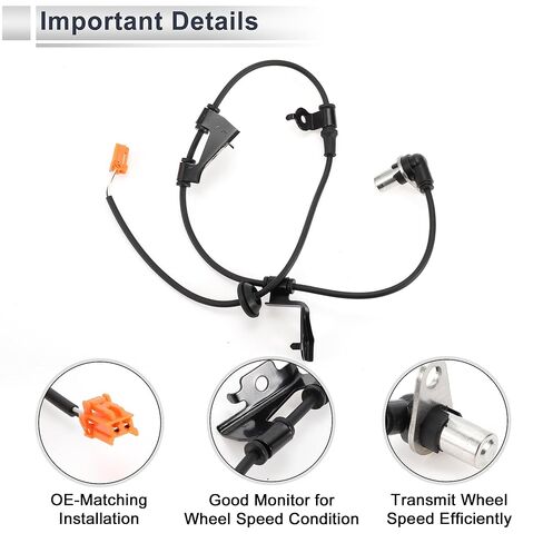 Rear Left ABS Wheel Speed Senor for Honda HR-V 1999-2006 ABS Sensor Anti-Lock Braking System Sensor No.57475S2H954 1 Pcs in Saudi Arabia