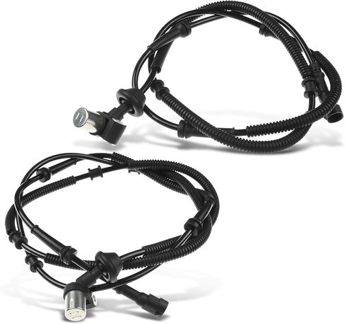 مستشعر سرعة العجلات A-Premium ABS متوافق مع موديلات Jeep - Wrangler 1997-2006، TJ 1997-2006، أداة رياضية - السائق الخلفي وجانب الراكب، مجموعة من قطعتين، استبدال # 56027729AB، 56027728AB in Kuwait