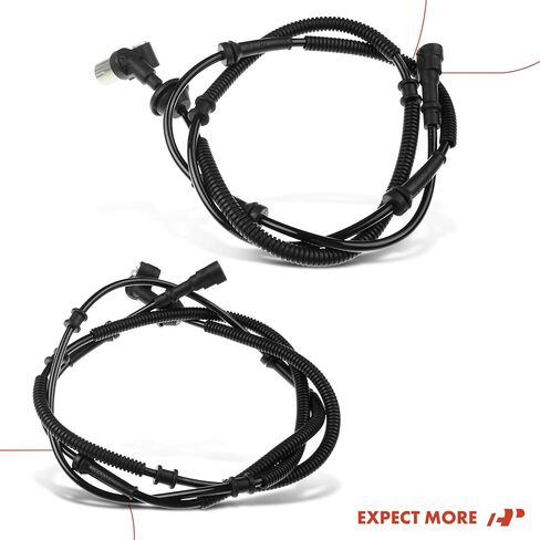 مستشعر سرعة العجلات A-Premium ABS متوافق مع موديلات Jeep - Wrangler 1997-2006، TJ 1997-2006، أداة رياضية - السائق الخلفي وجانب الراكب، مجموعة من قطعتين، استبدال # 56027729AB، 56027728AB in Kuwait