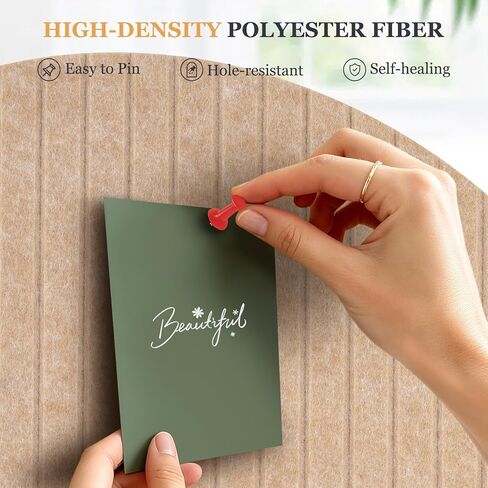 Large Felt Bulletin Board with Self-Adhesive Tape, 96"x48", Cork Board Alternative for Wall, 4-Pack Pin Board Picture Board for Home Office Studio Decor, Includes 40 Pushpins in Saudi Arabia