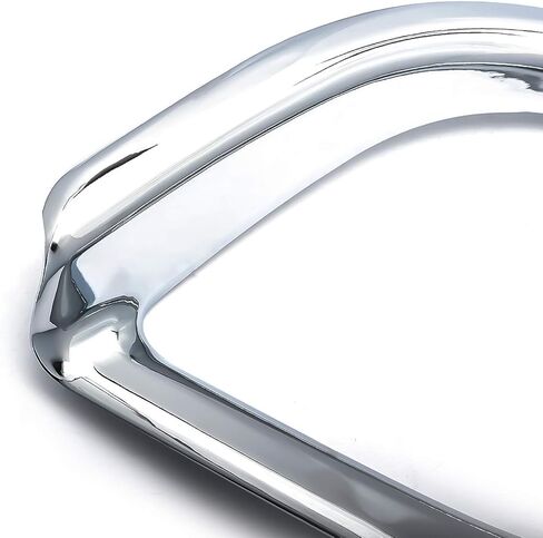 x xotic tech Chrome Rear Bumper Reflector Fog Light Lamp Frame Bezel Molding Cover Trims Compatible with Toyota Highlander 2014-2019(NOT FIT Limited Version) in Saudi Arabia