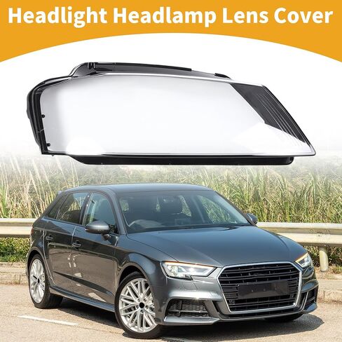 Headlight Lens Cover Headlight Headlamp Lense Clear Lens Cover for Audi A3 2009-2012 Clear Black Pc 1 Pc Front Right Car in Saudi Arabia