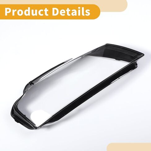 Headlight Lens Cover Headlight Headlamp Lense Clear Lens Cover for Audi A3 2009-2012 Clear Black Pc 1 Pc Front Right Car in Saudi Arabia