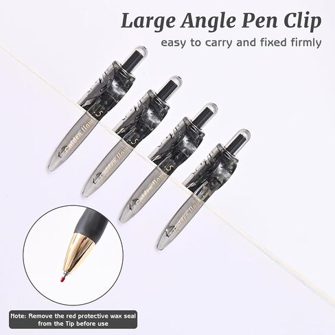 M&G Gel Pens, 6 Pcs 0.5mm Fine Point Smooth Writing Pens, Retractable Gel Black Ink Pen for Journaling Note-Taking School Office Home Supplies (White) in Saudi Arabia
