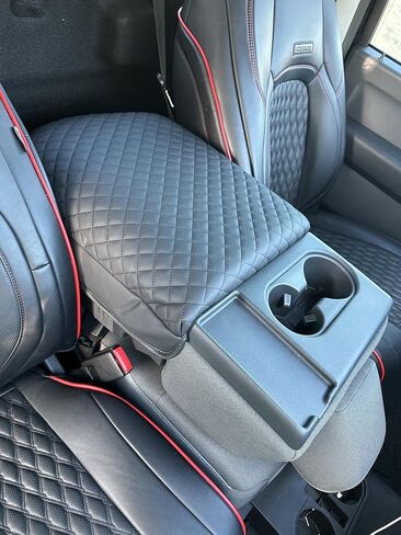 Compatible with Ford F150 Center Console Armrest Cover, Jumpseat Compatible in Saudi Arabia
