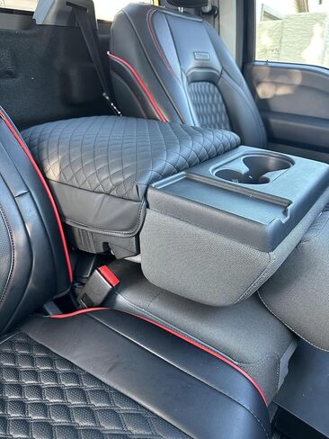 Compatible with Ford F150 Center Console Armrest Cover, Jumpseat Compatible in Saudi Arabia