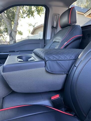 Compatible with Ford F150 Center Console Armrest Cover, Jumpseat Compatible in Saudi Arabia
