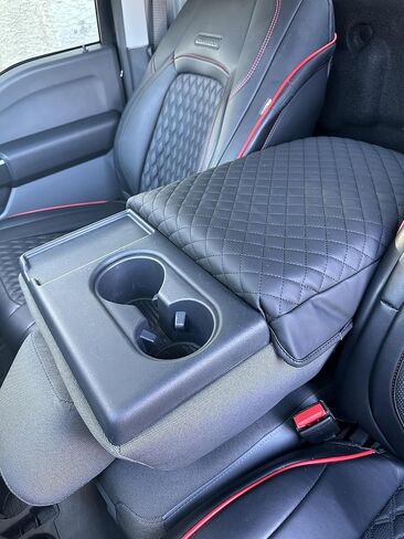 Compatible with Ford F150 Center Console Armrest Cover, Jumpseat Compatible in Saudi Arabia