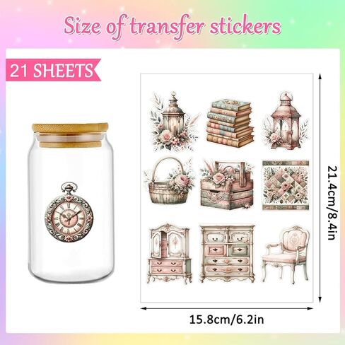 Wildflower Sticker Set 2 Pack Floral Hand Drawn Style for Journal Scrapbook Water Bottle Notebook Wall Nature Garden Theme Embroidery Styled Decal in Saudi Arabia