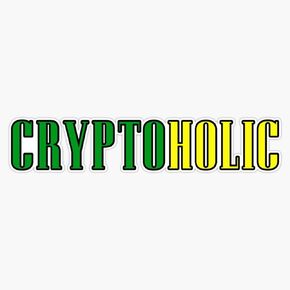 Cryptoholic Colors Sticker Vinyl Bumper Sticker Decal Waterproof 5" in Saudi Arabia