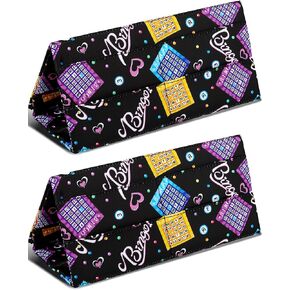 2 Pack of Bingo Card Holder for Pull Tabs Gambling Tickets Bingo Stuff Supplies for Adults Seniors Playing Card Holders for Canasta Poker Bridge Card Games Prizes Gifts for Card Game Lovers Players in Kuwait