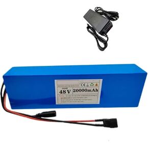 48V 20Ah 13S2P Ebike Battery for 1000W 750W 500W Waterproof Electric Bicycle Scooter Motor E-Bike Lithium-Ion Battery with Charger Abrasion-Resistant Long Battery Life 48V 20Ah,XT60+SM in Saudi Arabia