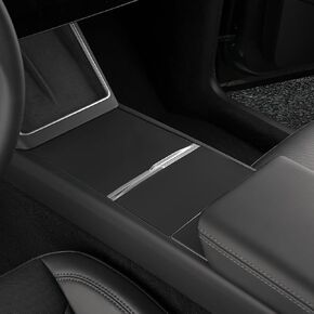Center Console Silicone Wrap Kit for Tesla Model 3 2021-2023 / Model Y 2021-2024, Tesla Center Console electrostatic adsorption Cover for Model 3/Y-White in Saudi Arabia