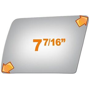 Flat Driver Side Mirror Replacement Glass for 1992-1997 GMC K2500 SUBURBAN in Saudi Arabia