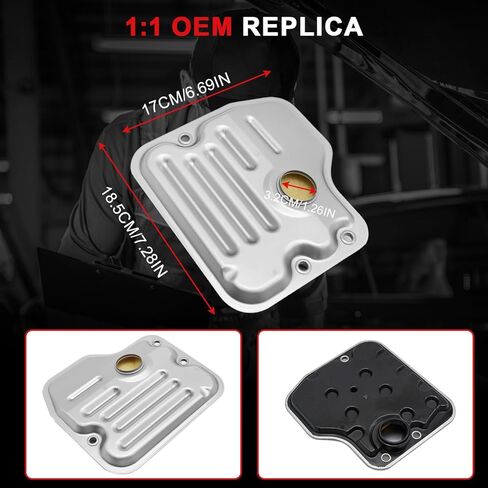 35330-08010 فلتر ناقل الحركة الأوتوماتيكي ومجموعة الحشيات المتوافقة مع Toyota Camry RAV4 Sienna Avalon Highlander Corolla 2003-2014، متوافق مع ES300 ES330 RX330 RX350 in Kuwait