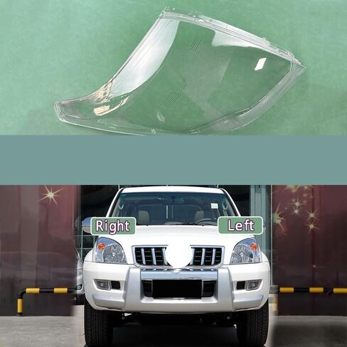 Compatible With Prado Headlight Cover Lens - Transparent Lampshade 2003-2009 Models - & Waterproof Car Accessory(A Piar) in Saudi Arabia