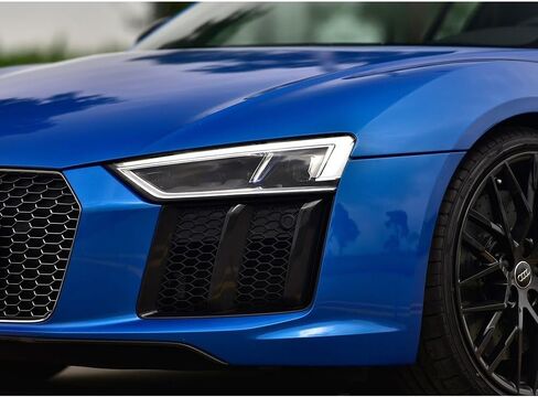 Compatible With A-udi R8 2016-2023 Front Headlamp Cover - Transparent Plexiglass Lens Replacement Original Headlight Shell(1 Piar) in Saudi Arabia