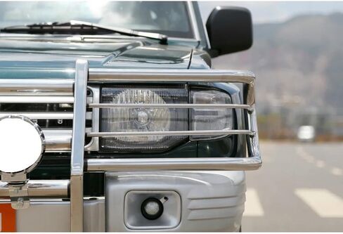 غطاء قناع شفاف للمصابيح الأمامية متوافق مع m-itsubishi Pajero V31 V32 V33 - عدسة بديلة زجاجية (يمين قطعة واحدة) in Saudi Arabia