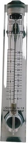 LZM-20L Acrylic panel flowmeter(flow meter) without control valve for liquid and Gas(2-16GPM 8-60LPM) in Saudi Arabia