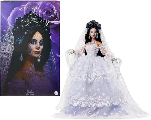 Barbie Día De Muertos La Llorona Doll – Limited Edition Gold Label | Javi Meabe Design, Model Muse Body, Authentic Mexican Lore Collectible in Saudi Arabia