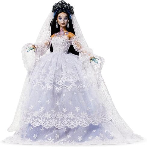 Barbie Día De Muertos La Llorona Doll – Limited Edition Gold Label | Javi Meabe Design, Model Muse Body, Authentic Mexican Lore Collectible in Saudi Arabia