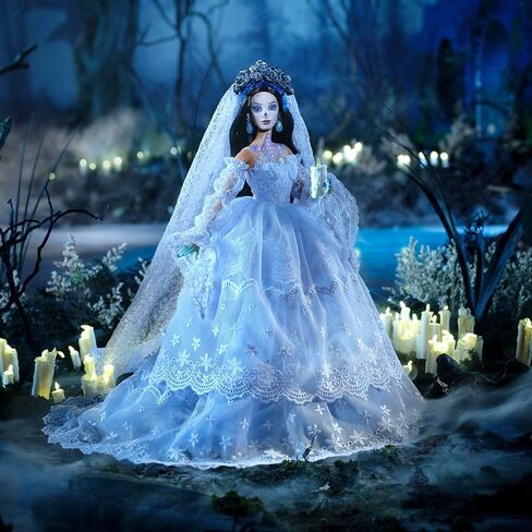 Barbie Día De Muertos La Llorona Doll – Limited Edition Gold Label | Javi Meabe Design, Model Muse Body, Authentic Mexican Lore Collectible in Saudi Arabia