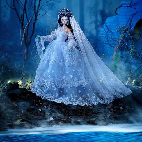 Barbie Día De Muertos La Llorona Doll – Limited Edition Gold Label | Javi Meabe Design, Model Muse Body, Authentic Mexican Lore Collectible in Saudi Arabia