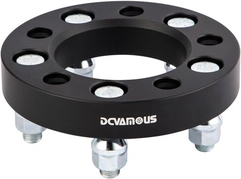4 قطع DCVAMOUS أسود 5x108 إلى 5x114.3 محولات عجلات 1 بوصة 12x1.5 ترصيع متوافقة مع Ford 5 Lug لـ 2012-2018 Focus | 2013-2020 فيوجن | 1986-2007 برج الثور | 2021-2024 برون كو سبورت | 2013-2024 الهروب in Saudi Arabia