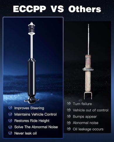 ECCPP shock absorbers shock Struts for 1984-1995 for Toyota Pickup,1993-1998 for Toyota T100,1995-2004 for Toyota Tacoma shock Struts for 343209 32292 Front Shocks in Saudi Arabia