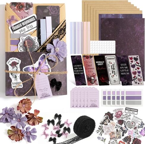 YOPPIX 6 مجموعة تاريخ أعمى مع مجموعة هدايا الكتب، حول موضوع حار هدايا تاريخ الكتاب الأعمى لمحبي الكتب القراء نادي محبي الكتب المكتبية (لا توجد كتب بما في ذلك) in Kuwait