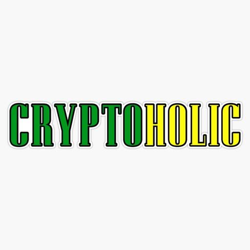 Cryptoholic Colors Sticker Vinyl Bumper Sticker Decal Waterproof 5" in Saudi Arabia